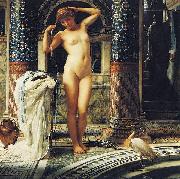 Sir Edward john poynter,bt.,P.R.A Diadumene, Dimensions and material of painting oil painting reproduction